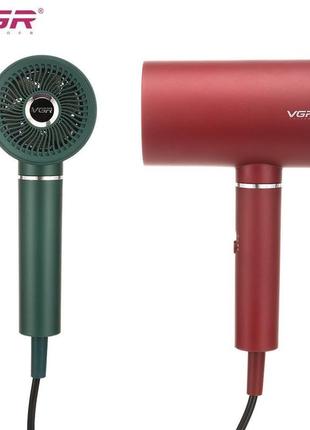 Професійний фен для сушіння та укладання волосся vgr v-431 2000 вт shopmarket7 фото