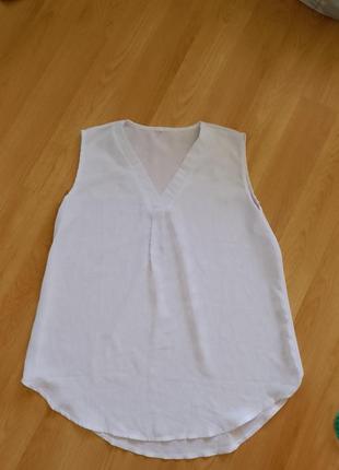 Белая блузка майка3 фото