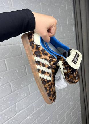 Кроссовки adidas samba × wales bonner leo leopard