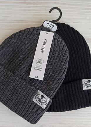 Дві шапки, набір шапок 8-12 років