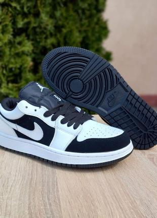 Nike air jordan 23 низькі білі з чорним біла кома8 фото