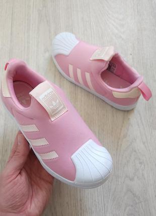 Adidas superstar 360 j light pink pink-tint cloud-white кроссовки 345 фото