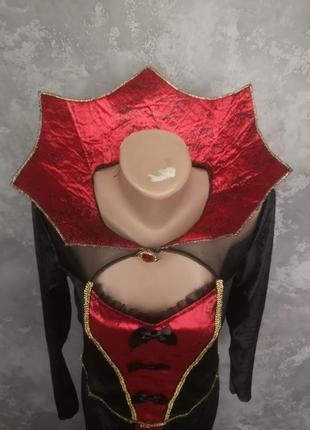 Карнавальний костюм плаття вампір граф дракула косплей хеллоуїн хеллоуїн карнавал маскарад косплей8 фото