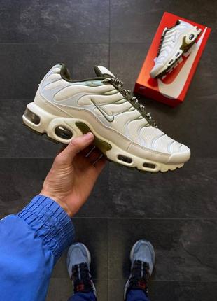 Мужские кроссовки бренд nike air max plus tn "beige olive" &lt;unk&gt; кроссовки от найк