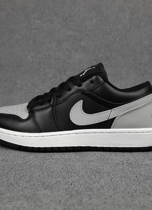 Nike air jordan 23 низькі чорні з сірим на білій5 фото