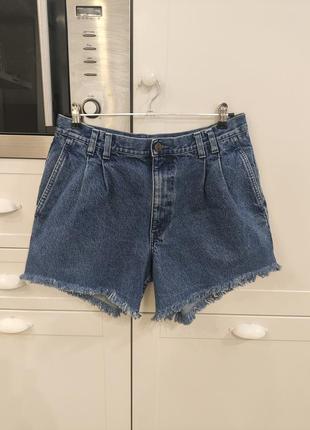 Короткие джинсовые шорты бохо с бахромой2 фото