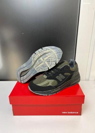 Уцінка, дефект‼️ чоловічі кросівки new balance 991v2 × stone island нью белас колаб