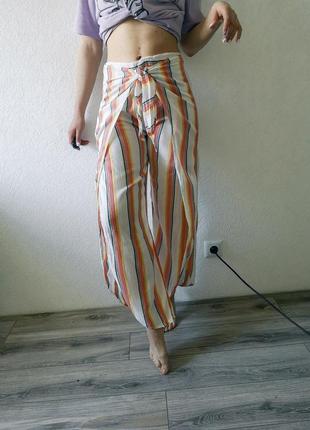 Брюки -спідниця легкі літні брюки штани4 фото