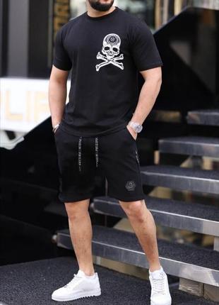 Летний костюм, футболка, шорты kenzo, philipp plein, hugo, stone island5 фото