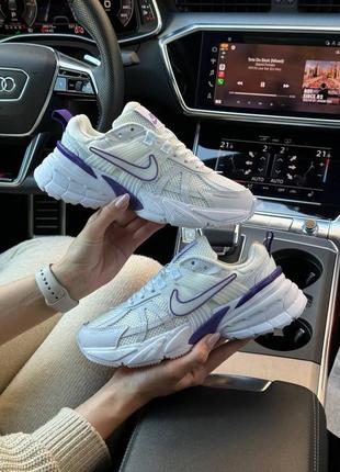 Женские кроссовки nike runtek wmns white purple2 фото