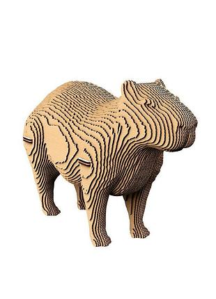 3d пазл картонний cartonic capybara 56 деталей 3