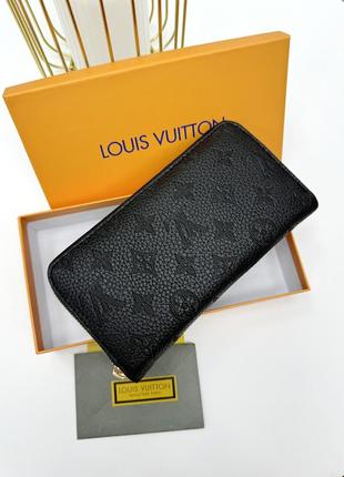 Жіночий гаманець louis vuitton коричневий срібло луї витон з коробочкою унісекс