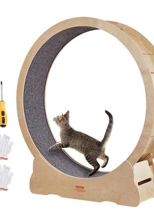 Vevor колесо для котів 1320x340x1415мм колесо для котів з березової та тополиної фанери колесо для котів
