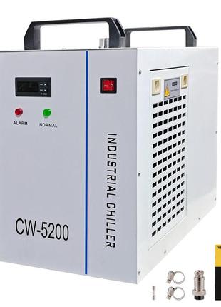 Vevor промисловий водяний охолоджувач cw-5200 co2 охолоджувач лазерних трубок 6 л водяний охолоджувач для