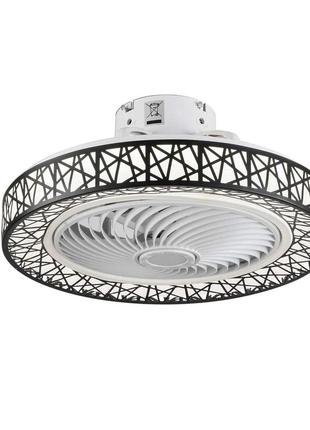 46 вт світлодіодна лампа вентилятор люстра стельовий вентилятор світло 3 кольори регульований з пультом