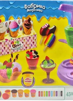 Набір для ліплення для дітей фабрика морозива master do danko toys (tmd-06-01u)