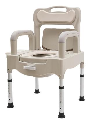 Приліжкове крісло-комод, переносне крісло-комод, регульований по висоті туалет-комод для домашнього