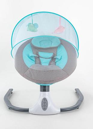 Cncest електрична люлька з пультом дистанційного керування, usb, для дітей від народження до 12 кг
