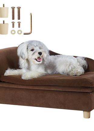 Диван для домашніх тварин vevor, 760 x 450 x 415 мм, диван для собак і котів середнього розміру, м'який