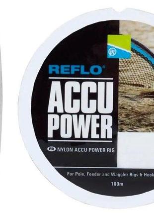 Леска preston accu power 100m 0.10mm 0.98kg