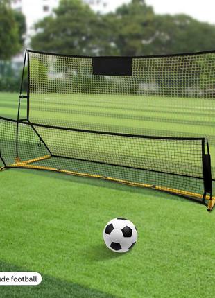 Портативна складна футбольна відбивна сітка для відпрацювання ударів по м'ячу футболу