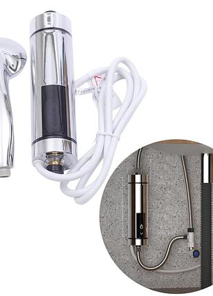 Електричний проточний водонагрівач для душу 5500 вт без бака для води