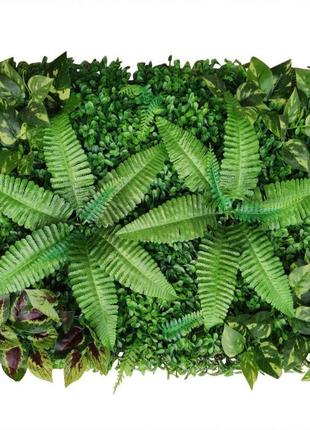 6x штучна рослина стіни трава панелі живопліт стіни прикраса рослин живопліт огорожа 40x60см