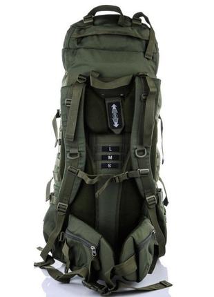 Тактический каркасный походный рюкзак over earth (модель 615) 80 литров