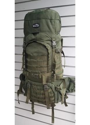 Тактический каркасный походный рюкзак over earth (модель 615) 80 литров