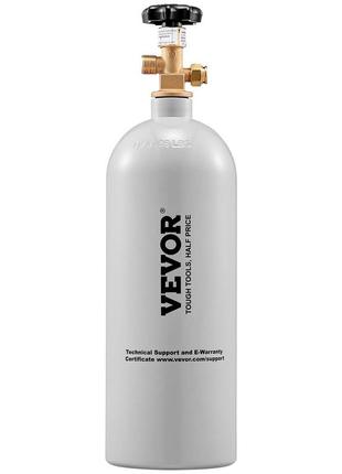 Vevor co2 bottle пляшка вуглекислого газу 2,26 кг ємність, вуглекислий газ пляшка 1800 psi co2 адаптер