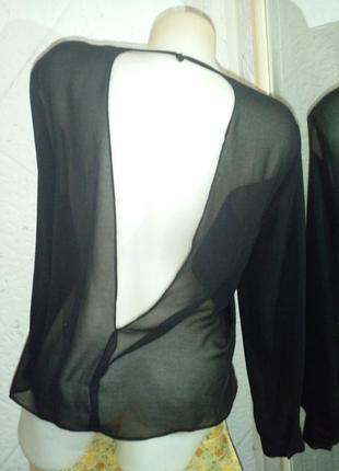 Розпродаж 2+1 прозора блузка з відкритою спиною cooperative2 фото