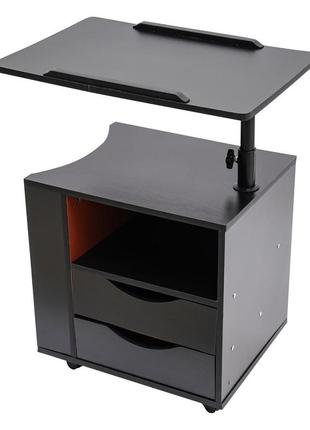 Приліжкова тумбочка cncest з реверсивною підйомною поверхнею, функціональна поворотна приліжкова тумбочка з