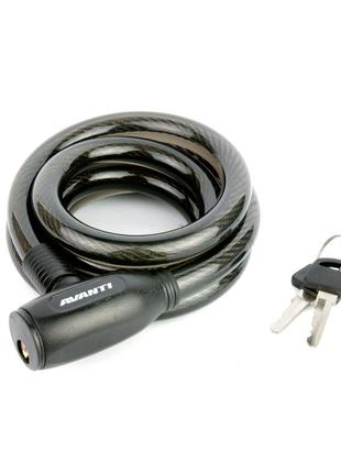 Замок трос agl-112 avanti 15х1500 мм. на ключе