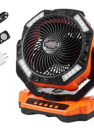 Вентилятор на підставці vevor 334 x 173 x 370 мм настільний вентилятор 362 cmf вентилятор з 4 рівнями