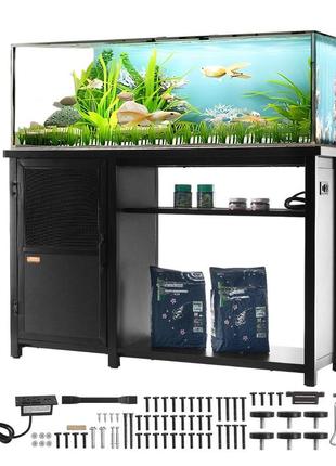 Підставка для акваріума vevor, підставка для акваріума на 75 галонів, підставка для акваріума зі сталі та мдф