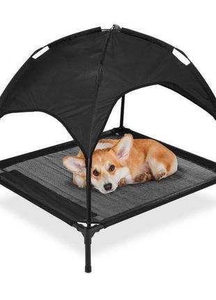 Лежак для собак з дахом