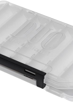Коробка duo reversible lure case 100 white/silver logo