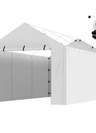 Намет для гаража vevor 3 x 6 м, гараж-намет, водонепроникний і захищений від ультрафіолету, навіс для