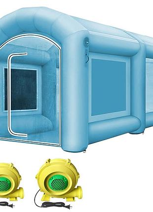 Vevor надувна фарбувальна камера намет 4х2,5х2,2м надувна фарбувальна камера намет фарбувальна камера великий
