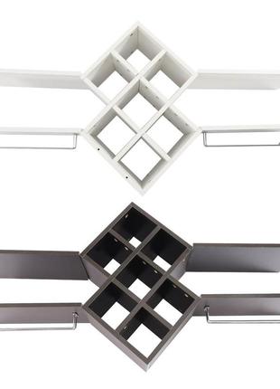 Стійка для вина стійка для пляшок настінний тримач для пляшок стійка для пляшок чорний