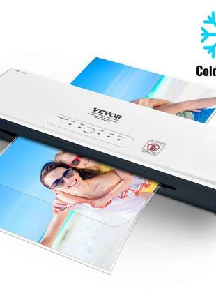 Ламінатор vevor, ламінатор 33 см, 4-х валковий гарячий і холодний термоламінатор, швидкий розігрів, швидкий