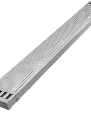 Vevor алюмінієва робоча дошка телескопічна 2,7-4,5 м 227 кг вантажопідйомність дошка для риштувань