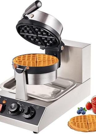 Vevor вафельниця вафельниця тостер електричний гриль 1300 вт вафельниця 220 в контактний гриль