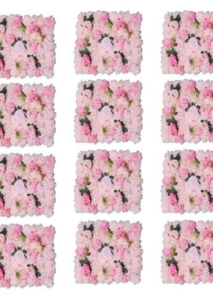 40*60см 12x штучні квіти колона стіна стіна квітка стіна троянда стіна diy фонове оздоблення