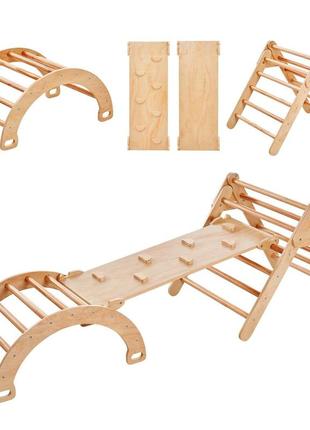 Vevor pikler трикутник набір 5 в 1 монтессорі іграшка для лазіння toddlers wood