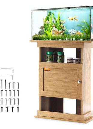 Підставка для акваріума vevor, 20 галонів, підставка для акваріума, 25,2 x 15,7 x 28,3 дюймів, mdf, 167,6