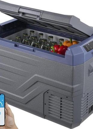 Vevor портативний автомобільний холодильник з морозильною камерою 37 л, однозонний автомобільний холодильник