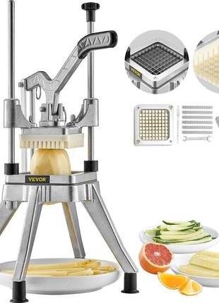 Vevor картоплерізка картоплерізка картопля фрі 3/8 дюйма, картоплерізка картопля фрі різак овочерізка