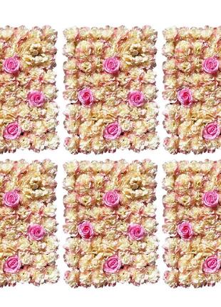 6шт 40*60см штучні квіти колона стіна штучні квіти панель стіна штучні квіти