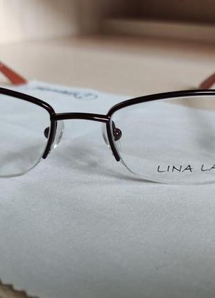 Интересная стильная женская оправа, очки, окуляри lina latini9 фото